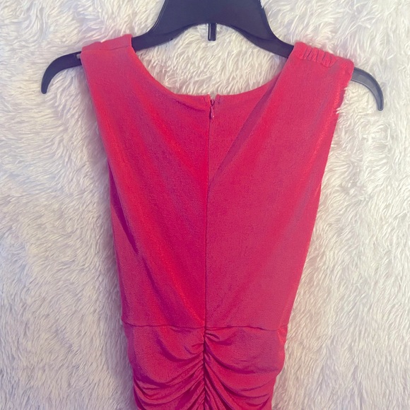 LULUS Pink Ruched Cutout Bodycon Midi Dress - Picture 8 of 8